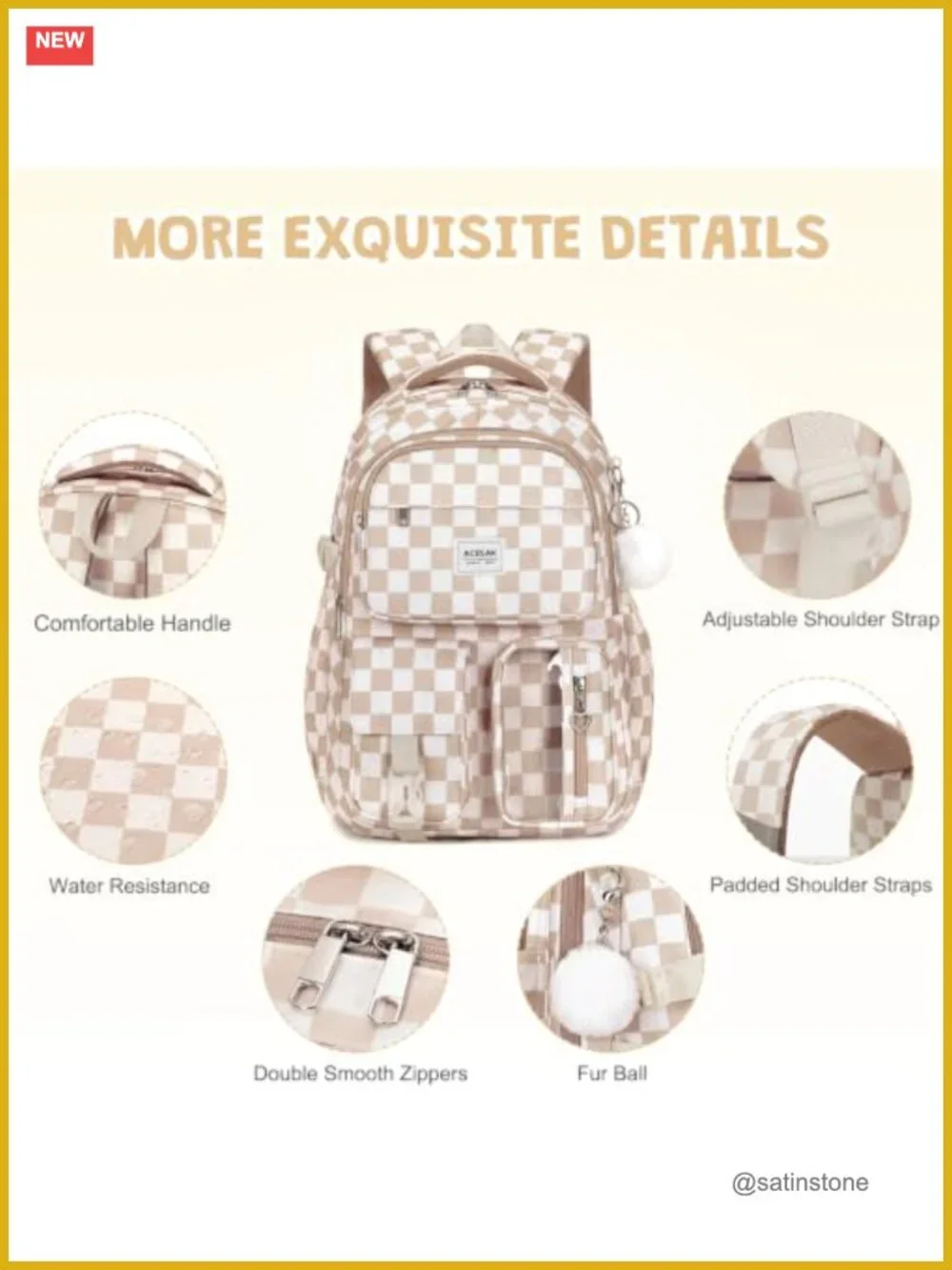 3-in-1 Backpack Set with Lunch Bag & Pencil Pouch for School